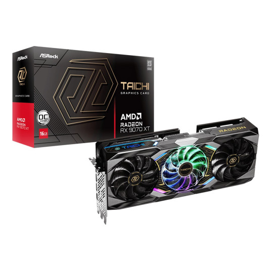 Asrock Taichi Radeon RX 9070 XT OC AMD 16 GB GDDR6-näytönohjain