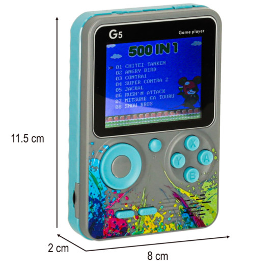 RoGer G5 Retro Mini kannettava pelikonsoli