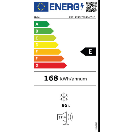 Pakastin BEKO FSE1174N 