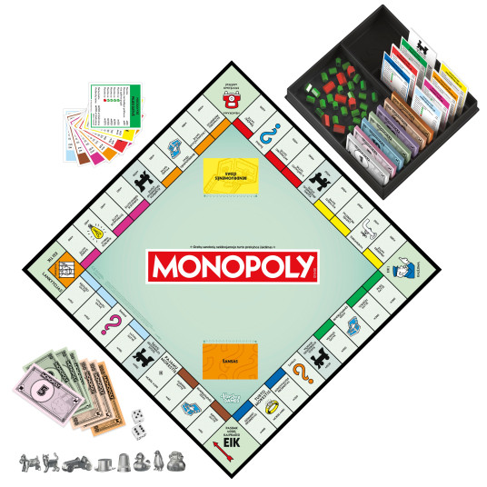 MONOPOLY Monopoli-peli, (liettuan kieli)