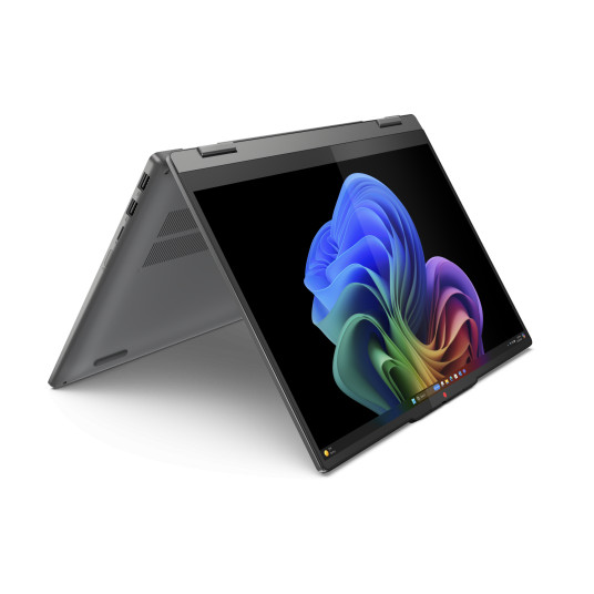 Kannettava tietokone Lenovo IdeaPad 5 2-in-1 14Q8X9, AI Copilot+ PC, 14 WUXGA, Snapdragon X X1-26-100,  RAM 16GB, 512GB SSD, Qualcomm Adreno GPU, Windows 11 Home, Luna Grey 83GH002YLT