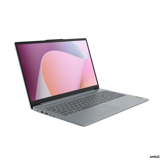 Kannettava tietokone Lenovo IdeaPad Slim 3 15ABR8, 15.6 FHD, AMD Ryzen 5, RAM 8GB, 512GB SSD, AMD Radeon Graphics, Windows 11 Home, Arctic Grey 82XM00XMLT