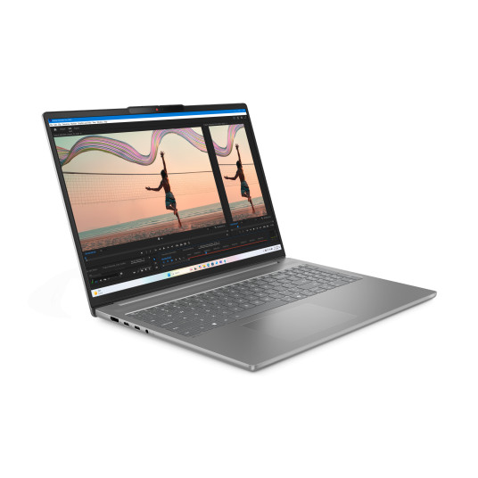 Kannettava tietokone Lenovo IdeaPad Slim 5 16AHP10, 16 2.8K, AMD Ryzen 5, RAM 16GB, 1TB SSD, AMD Radeon 760M Graphics, Windows 11 Home, Luna Grey 83HW002WNT