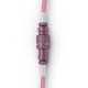 Glorious GMMK Coiled Cable Pixel Pink, Spiral Cable, USB-C/USB-A - pink