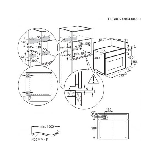 Kompakti uuni Electrolux EVL6E49X