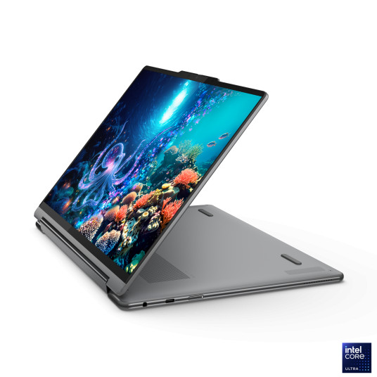 Kannettava tietokone Lenovo Yoga 9 2-in-1 14ILL10, AI Copilot+ PC, 14 2.8K, Intel Core Ultra 7, RAM 32GB, 1TB SSD, Intel Arc Graphics, Windows 11 Pro, Luna Grey 83LC000LNT