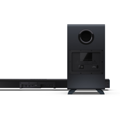 Sharp HT-SBW53121(BK) Q 3.1.2 Dolby Atmos/ DTS:X Soundbar with Wireless Subwoofer, Black | Sharp