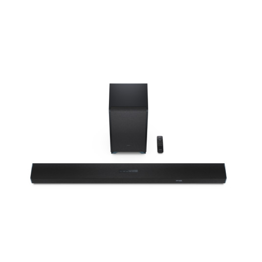 Sharp HT-SBW55121(BK) Q 5.1.2 Dolby Atmos/ DTS:X Soundbar with Wireless Subwoofer, Black | Sharp