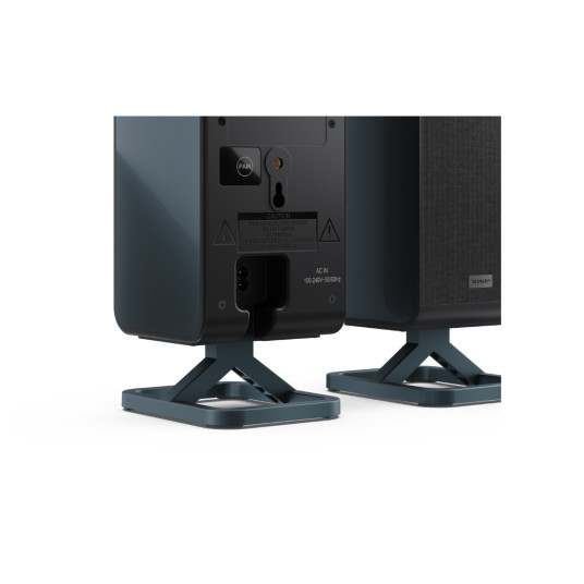 Sharp HT-SPR52021(BK) Q Soundbar 2.0.2 Wireless Rear Surround Speakers, Black | Sharp