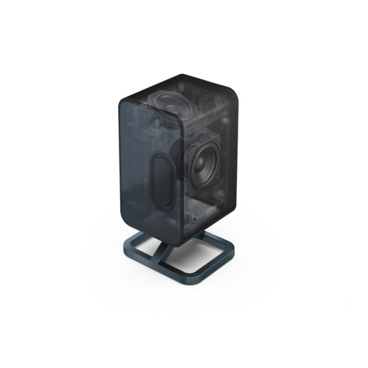 Sharp HT-SPR52021(BK) Q Soundbar 2.0.2 Wireless Rear Surround Speakers, Black | Sharp
