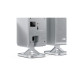 Sharp HT-SPR52021(SL) Q Soundbar 2.0.2 Wireless Rear Surround Speakers, Silver | Sharp