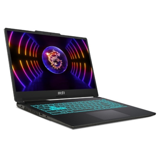 Kannettava tietokone MSI Cyborg 15 A13VE-1830NL, 15.6 FHD, Intel Core i7, RAM 16GB, 512GB SSD, NVIDIA GeForce RTX 4050, Windows 11 Home, Black 9S7-15K111-1830
