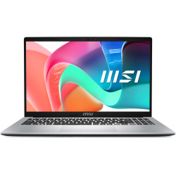 Kannettava tietokone MSI Modern 15 F1MG-004NL, 15.6 FHD, Intel Core 7, RAM 16GB, 1TB SSD, Intel Iris Xe Graphics, Windows 11 Pro, Silver 9S7-15S112-004
