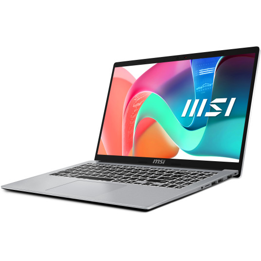 Kannettava tietokone MSI Modern 15 F1MG-004NL, 15.6 FHD, Intel Core 7, RAM 16GB, 1TB SSD, Intel Iris Xe Graphics, Windows 11 Pro, Silver 9S7-15S112-004