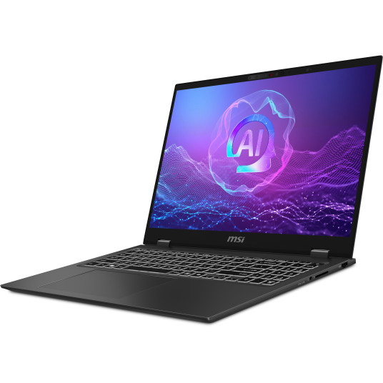 Kannettava tietokone MSI Prestige 16 AI+ Evo B2VMG-019NL, 16 4K, Intel Core Ultra 7, RAM 32GB, 1TB SSD, Intel Arc Graphics, Windows 11 Pro, Gray 9S7-15A341-019