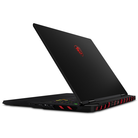 Kannettava tietokone MSI Raider A18 HX A9WIG-011NL, 18 4K, AMD Ryzen 9, RAM 64GB, 2TB SSD, NVIDIA GeForce RTX 5080, Windows 11 Home, Black 9S7-182L72-011