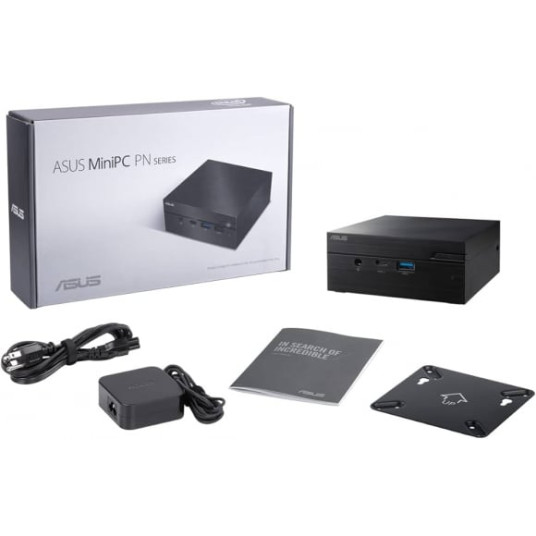 ASUS Mini PC PN41 N4500 4GB 128SSD W11P musta 90MS0271-M001V0