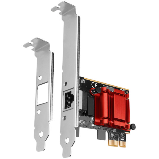 Gigabit Ethernet PCI-Express network card with Intel I210AT chipset with PXE support.