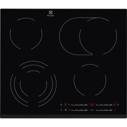 Electrolux | Hob | EHF6547FXK | Electric | Number of burners/cooking zones 4 | Touch | Timer | Black