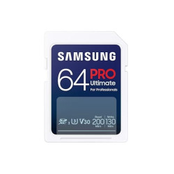 Samsung PRO Ultimate SDXC 64GB UHS-I U3 [Zapis 130MB/s Odczyt 200MB/s]