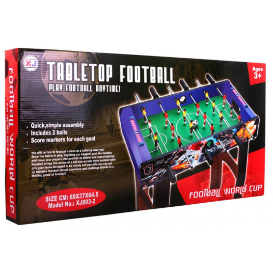 RoGer Folding Football table 69 см х 37 см х 65,5