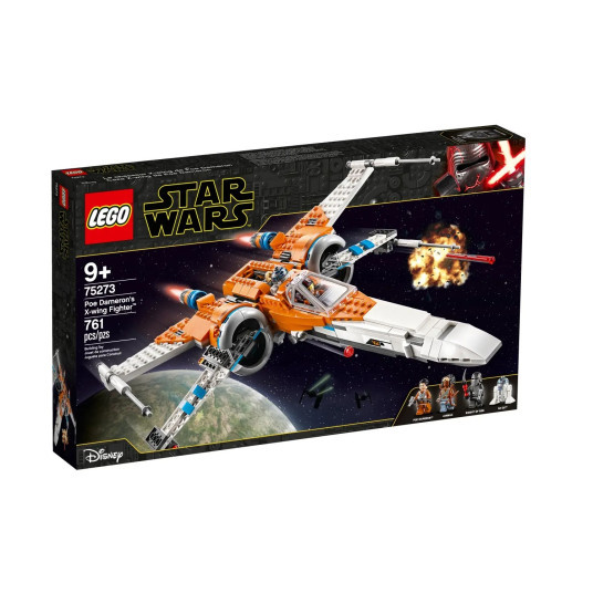 Lego, Star Wars, Poe Dameron`s X-wing Fighter, Construction Set, 75273, Unisex, 9+ years, 761 pcs