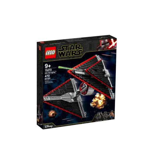 Lego, Star Wars, Sith TIE Fighter, Construction Set, 75272, Unisex, 9+ years, 470 pcs