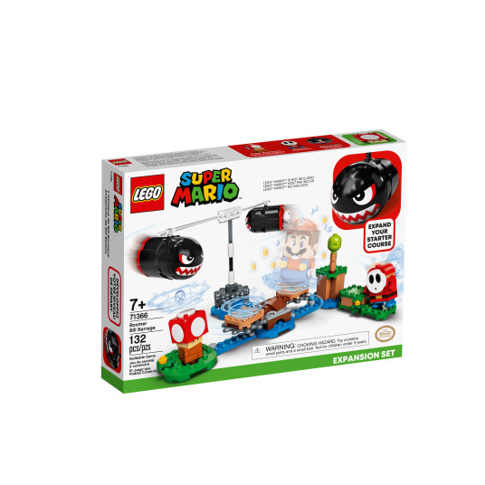 Lego, Super Mario, Boomer Bill Barrage, Construction Set, 71366, For Boys, 7+ years, 132 pcs