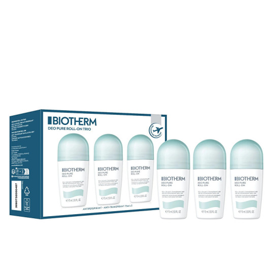 Biotherm - Deo Pure Trio Woman ball deodorant set 3 x 75 ml
