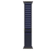 Rannekoru Apple Watch 49mm Navy Alpine Loop - Large - Black Titanium Finish