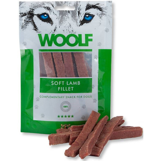 WOOLF pehmeä lampaanfilee - koiran herkku - 100 g