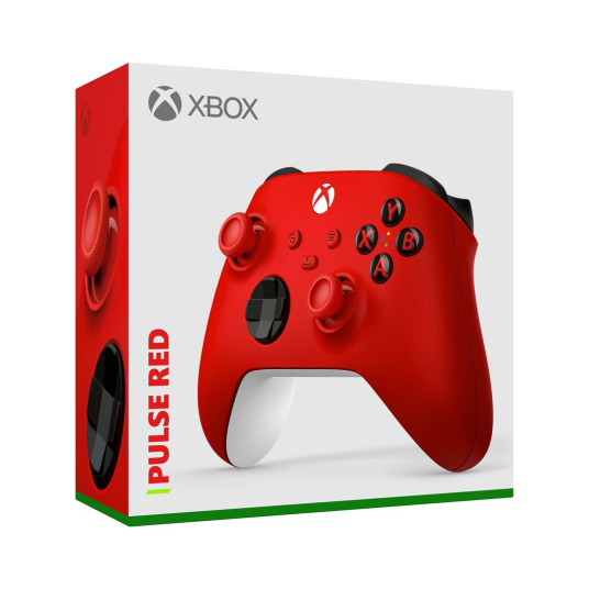Microsoft Xbox langaton ohjain punainen Bluetooth/USB Pelikonsoli Analoginen/digitaalinen Xbox, Xbox One, Xbox Series S, Xbox Series X