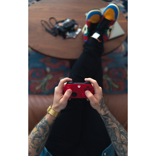 Microsoft Xbox langaton ohjain punainen Bluetooth/USB Pelikonsoli Analoginen/digitaalinen Xbox, Xbox One, Xbox Series S, Xbox Series X