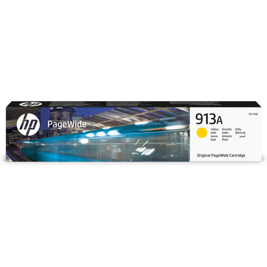 HP 913A Keltainen alkuperäinen PageWide-kasetti