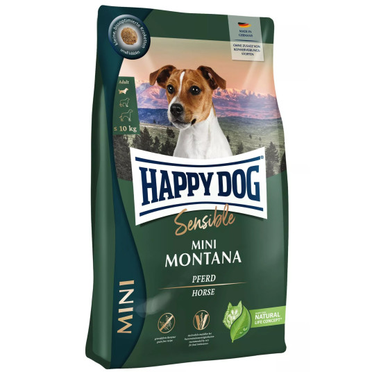 Happy Dog Koiran kuivaruoka Sensible Mini Montana, 4 kg
