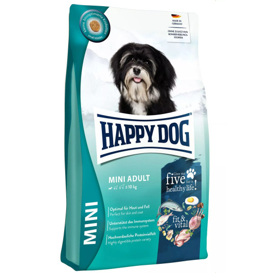 Happy Dog Koiran kuivaruoka Fit & Vital Mini Adult, 4kg