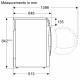 Kuivausrumpu BOSCH WQG2450BSN