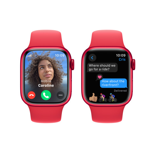 Älykello Apple Watch Series 9 GPS + Cellular 41mm (PRODUCT)RED Aluminium Case with (PRODUCT)RED Sport Band - M/L MRY83ET/A