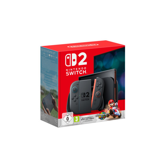 Pelikonsoli Nintendo Switch 2 + Mario Kart World (Toimitus 16.6.2025)