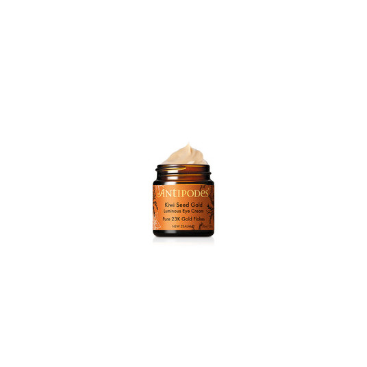 Antipodes Kiwi Seed Gold Luminous Eye Cream - Rozjasňující oční krém, 30ml