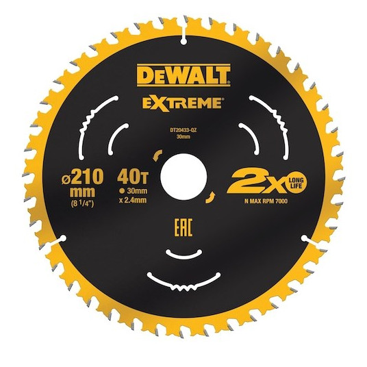 Circular saw blade 210x30/40 teeth
