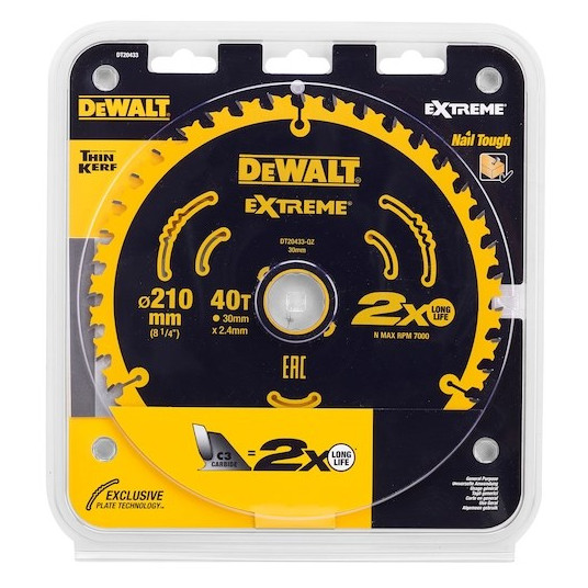 Circular saw blade 210x30/40 teeth