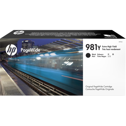 "HP Tinte 981Y L0R16A Schwarz bis zu 20.000 Seiten ISO/IEC 24711"