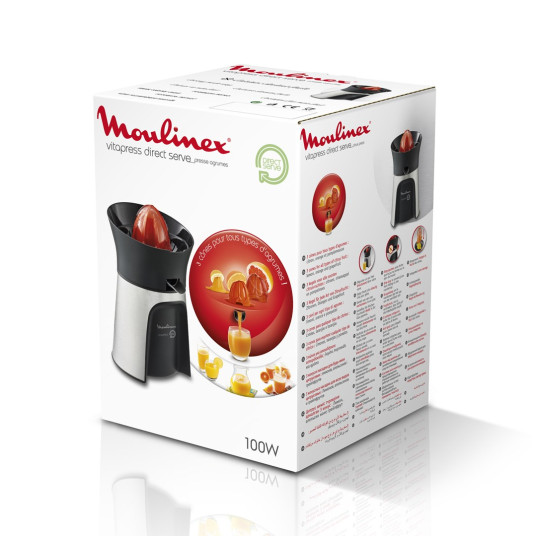 Moulinex PC603D sähköinen sitrushedelmien mehustin 100 W Hopea