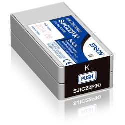 Epson SJIC22P(K) mustekasetti 1 kpl Alkuperäinen musta