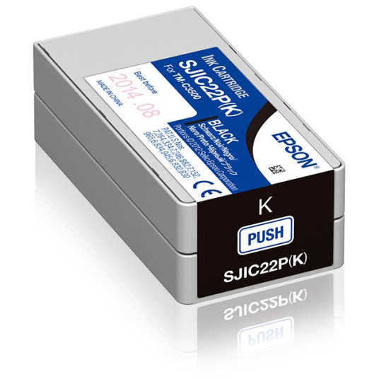 Epson SJIC22P(K) mustekasetti 1 kpl Alkuperäinen musta
