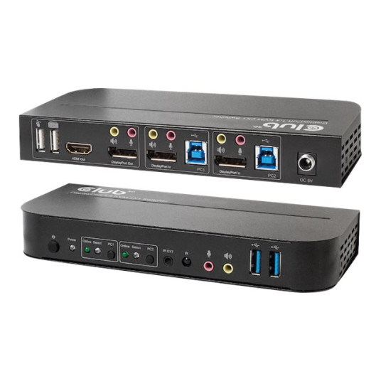 CLUB 3D DISPLAYPORT/HDMI KVM -KYTKIN