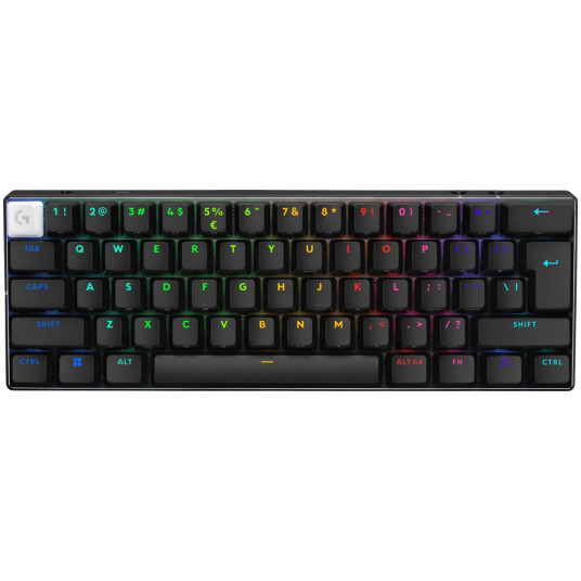LOGITECH G PRO X 60 LIGHTSPEED Langaton pelinäppäimistö (Tactile) - MUSTA - US INT'L - 2.4GHZ/BT - EMEA28-935 - TAKTIILIKYTKIN