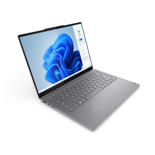 Kannettava tietokone Lenovo Yoga Slim 7 14IMH9, AI-Powered Gaming PC, Intel Core Ultra 5 125H, 14 1920 x 1200, Windows 11 Home, 16GB, 512GB SSD, Luna Grey, Intel Arc Graphics, 83CV005NLT