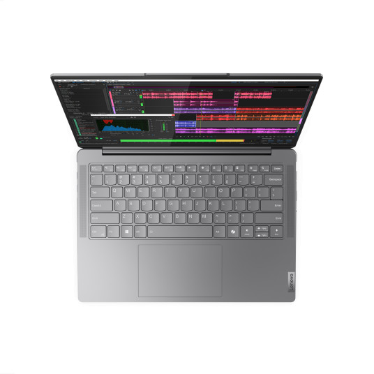 Kannettava tietokone Lenovo Yoga Slim 7 14IMH9, AI-Powered Gaming PC, Intel Core Ultra 5 125H, 14 1920 x 1200, Windows 11 Home, 16GB, 512GB SSD, Luna Grey, Intel Arc Graphics, 83CV005NLT